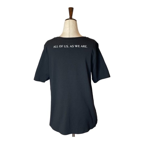 Universal Standard Black All Of Us As We Are Short Sleeve Oversized Tee Size XXS - Picture 5 of 8